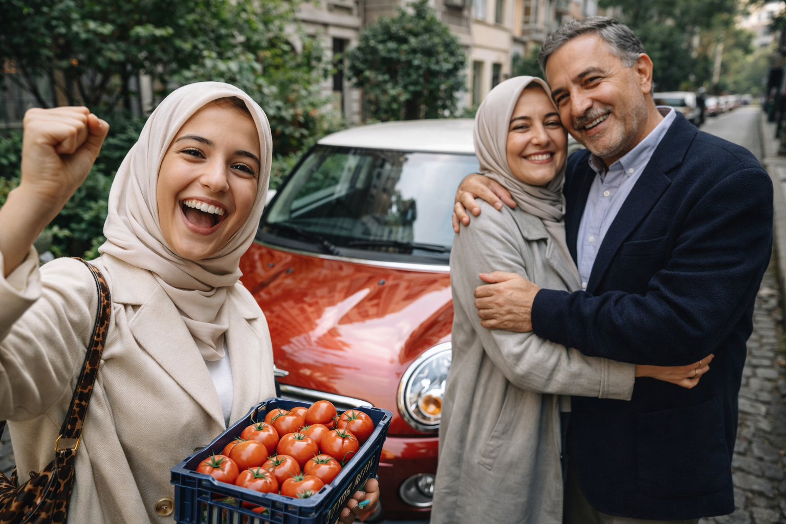 Betec Auto aile teslim sahnesi